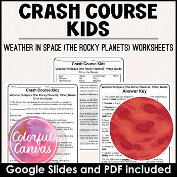 Crash Course Kids | 43.1 Weather In Space (the Rocky Planets) | Video Guide