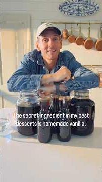 The secret ingredient in my best desserts is homemade vanilla