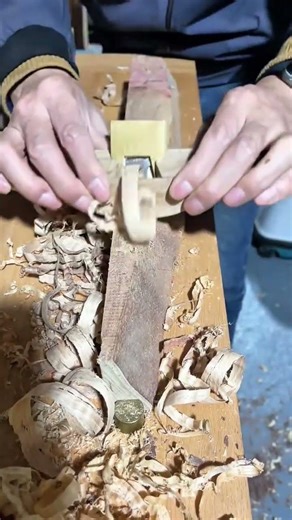 Precision Woodworking Hand Planing a Custom Piece of Timber