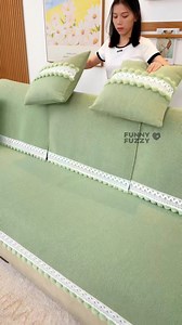 18 reactions | Upgrade your couch with the All Year Waterproof Anti-Scratch Sofa Cover ️✨ Featuring Pom Poms for style and durability, perfect for homes with pets or kids  Keeps your couch safe and stylish! | FUNNYFUZZY | Facebook