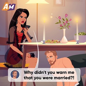 828K views · 6.7K reactions | A jealous husband didn't notice his wife's lover under the table #fblifestyle | AniMatters Hindi | Facebook