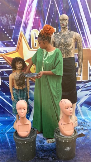 Stunning Mannequin Transformation on Got Talent