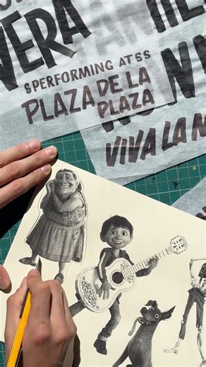 98K views · 705 reactions | Come celebrate Plaza de la Familia at Disney California Adventure Park! Watch this poster of Miguel being brought to life in Mexico—and don’t forget to see him take center stage during The Storytellers of Plaza de la Familia Celebrate The Musical World of Coco! Happening now through November 2nd! | Disneyland | Facebook