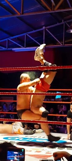 #minorusuzuki in Manila! Sleeper Hold & Gotch Piledriver! #wrestling #prowrestling #aew #mma