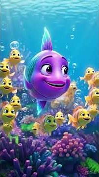 Rainbow Fish Teaches Speed Swimming 🐟⚡ | Ocean Training Adventure #ocean #trustpeople #english