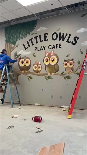 Amazing Mural at Our Cafe in Hartland, MI