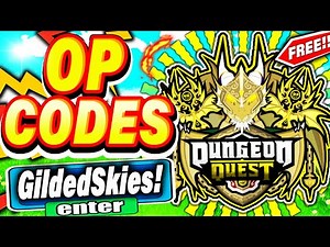 TREASURE QUEST CODES *DUNGEON UPDATE* ALL NEW SECRET OP ROBLOX TREASURE QUEST CODES!