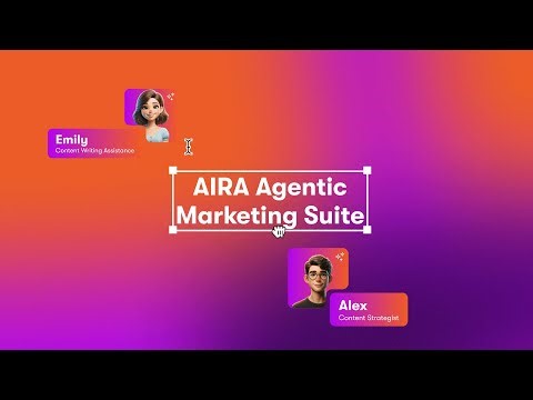 Less Busy Work, Smarter Marketing With AIRA Agentic Marketing Suite