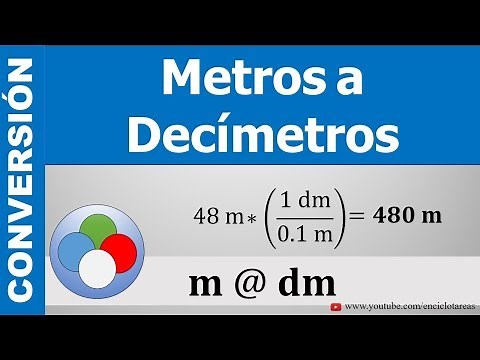CONVERT FROM METERS TO DECIMETERS - (m to dm)