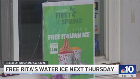 Celebrate first day of spring 2025 with free Rita’s, new flavor