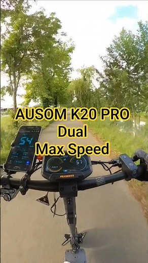 Top Speed: Ausom K20 Pro Dual #electricscooter #ausom #escooter