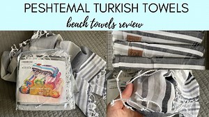 Watch PESHTEMAL Turkish towels review for beach towels on Amazon Live
