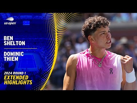 Ben Shelton vs. Dominic Thiem Extended Highlights | 2024 US Open Round 1