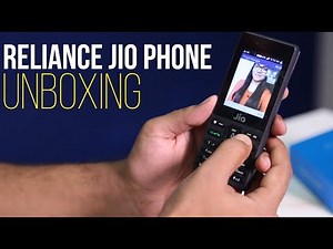 Reliance Jio Phone Unboxing: Hands-On First Impression Of The 4G VoLTE Feature Phone