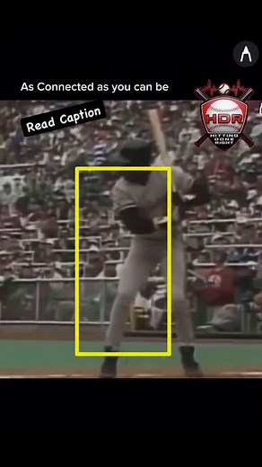 Many young players dont know what true CONNECTION looks like! They just hear you say it…… By definition “connect” means to put together. From launch position Connect the upper body with sequence and flow. Back elbow to the rear hip, front arm to the chest, hands even with shoulders, so that the upper body looks like one whole piece as the body rotates to contact! #hdr #hittingtips #hittingvideos #mlb #barrybonds | hitting_done_right_hdr