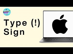 How to Type Exclamation (!) Sign on your Laptop