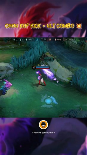 Chou KOF Kick + Ult Combo 💥#mobilelegends #freestyle #mlbb #shorts #chou