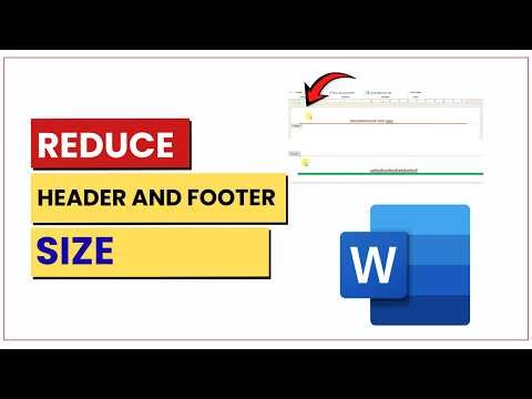 How To Reduce Header And Footer Size In MS Word