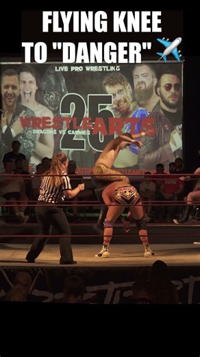 FLYING KNEE! ✈️ Nick Iggy’s High-Flying Attack at WrestleArts 25