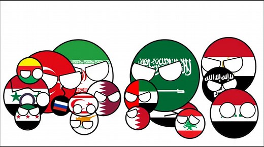 Countryballs - Middle east in a nutshell " Who broke it "