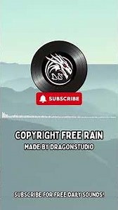 Rain Sound Effect / Royalty Free! #Rain #Rainsounds - Royalty Free Sound Effects