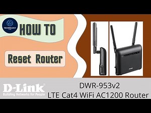 D-Link DWR 953V2 AC1200 Router : How to Reset back to Factory Default Settings