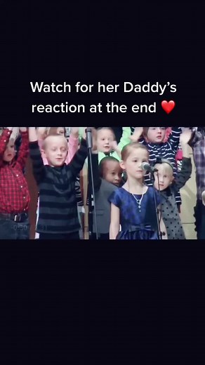 Daddy’s reaction to an old video of our baby girls church solo. I missed the sobbing seconds before but you get the idea ❤️#daddysgirl #proulxcrew