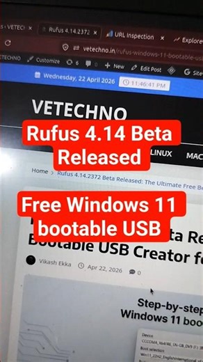 Rufus 4.14 Beta Released | Free Windows 11 Bootable USB Creator