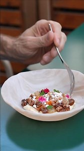 The "Milk and Honey" dessert at KLE Restaurant, Zurich