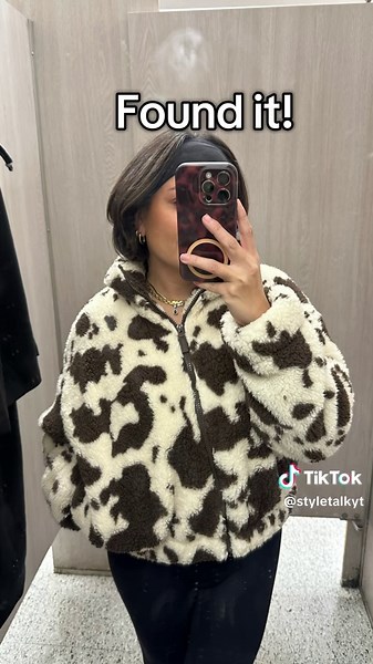 @Alma Lean posted this @Ross Dress for Less and I ran on over to find it 😅 #rossfinds #cowprint #causalstyle