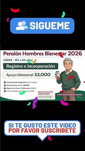 📌🔴Men's Welfare Pension (60 to 64 years old) in 2026, this is how the registration and incorporat...