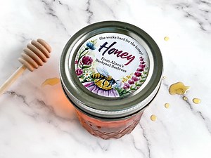 Watercolor Honey Bee Labels Personalized for Beekeeper Apiarist Business, Pretty Wildflower Sticker Gifts - Etsy