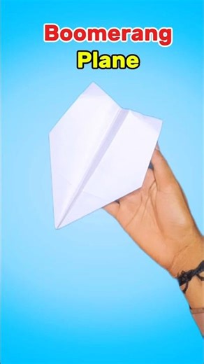 how to make a simple mini boomerang 🪃 plane #shorts