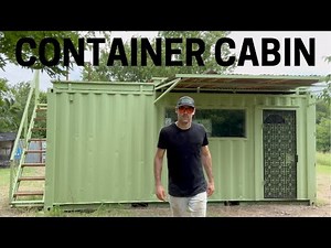 Shipping Container Tiny Home Solo Build--Start to Finish