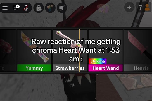 I was tryna get the normal one but this is even better. 😭 I WANTED TO SCREAM SO BAD. #fyp #dontflop #trendy #mm2 #roblox