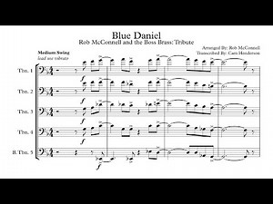 "Blue Daniel" Trombone Soli Transcription