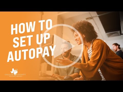 How To Set Up Auto Pay For Association Dues.