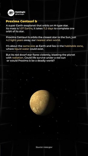 Our Closest Alien World 🌍 Proxima Centauri b