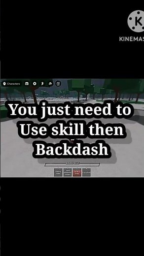 tutorial how to do cancel backdash #roblox #tsb #gaming #tiktokeffects