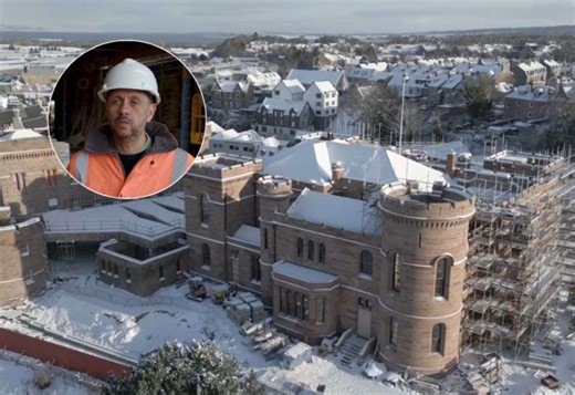 WATCH: ‘Big milestone’ reached during work on Inverness Castle Experience