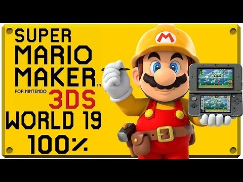 Super Mario Maker for Nintendo 3DS - World 19 | Super Mario Challenge 100% Walkthrough