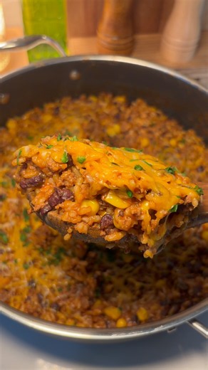 taco rice skillet