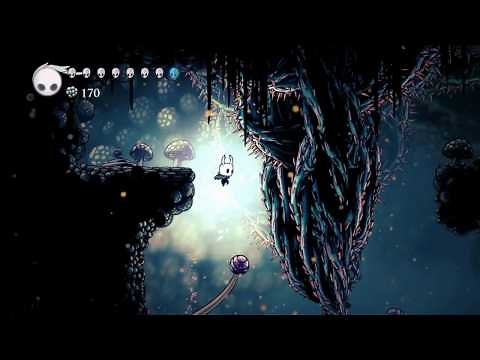 HOLLOW KNIGHT - Spore Shroom Charm and Grub
