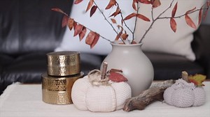 1.2M views · 2.6K reactions | Got an old sweater you never wear? Or a stained shower curtain or tablecloth? Let me show you how to transform unused fabric into adorable fall decor!! Follow me on Instagram: https://www.instagram.com/welcometothewoodsblog/ Affiliate links to products seen in this video: Hem tape: https://amzn.to/2Rv038f Jute twine: https://amzn.to/33DYyKK Darning needle: https://amzn.to/2FCOKIy White yarn: https://amzn.to/3kloyRB | Welcome to the Woods | Facebook