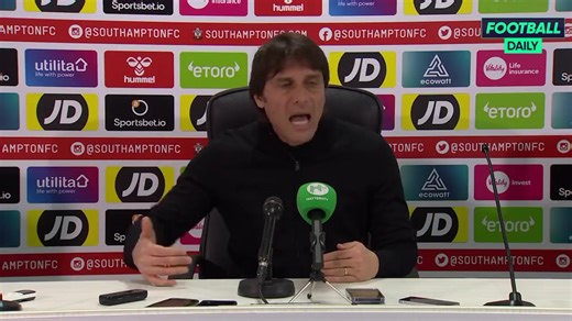 840K views · 52K reactions | “They are used to it here. They do NOT want to play under pressure. They do NOT want to play under stress. Tottenham's story is this. 20 years there is the owner & they never won something. Why!?". Antonio Conte said this just 35 days ago… | Fabrizio Romano | Facebook