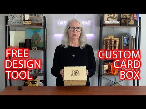 How to Use My Free Card Box Designer App to Make a Custom Laser Cut Card Box