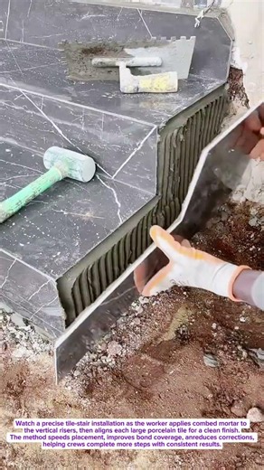 Tile Staircase Trick Makes Every Step Look PERFECT