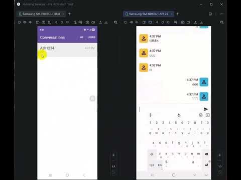 Android 1 to 1 Private Chat Using WebSockets and Ktor (demo)