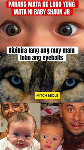 EYEBALLS NI BABY SHAUN JR. PARANG MATA NG LOBO 🐺👀