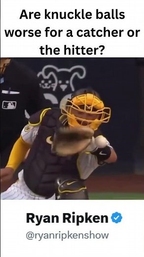 Knuckle ball perfection #baseball #mlb